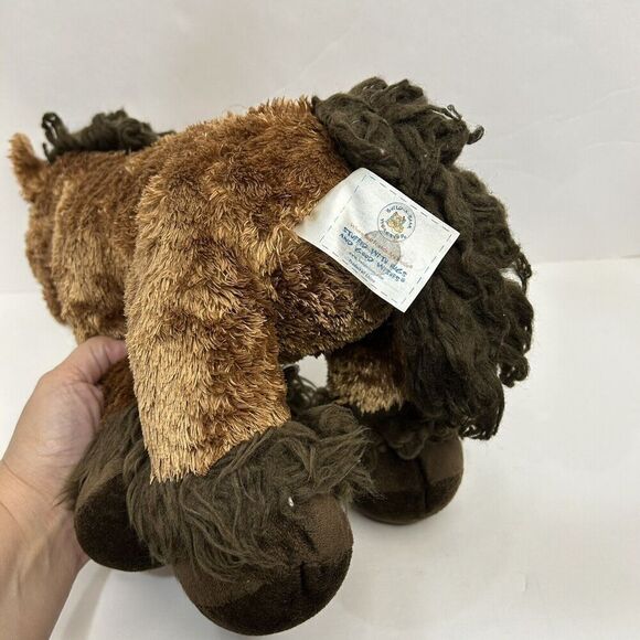 BUILD A BEAR WORKSHOP BROWN CLYDESDALE HORSE PLUSH - Picture 4 of 4